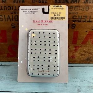 Isaac Mizrahi Snap Aluminum Wallet RFID Safe
